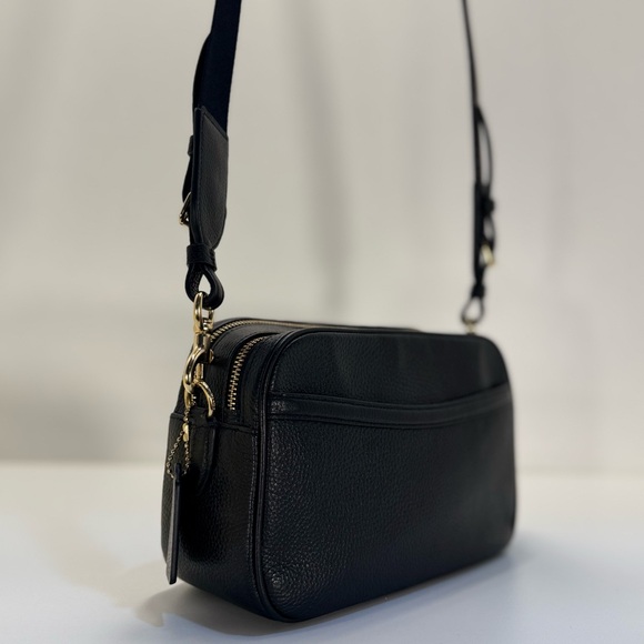 COACH TWO Jes Crossbody Bags One Black AND One Cream Both have a Strap - Picture 12 of 16